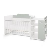 Трансформиращо се легло Lorelli - Multi 190/82 см, бяло/milky green