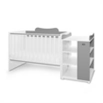 Трансформиращо се легло Lorelli - Multi 190/82 см, бяло/stone grey