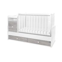 Трансформиращо се легло Lorelli - Trend Plus, бяло/арт