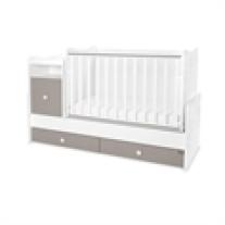 Трансформиращо се легло Lorelli - Trend Plus, бяло/string