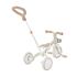 Триколка с родителски контрол 3 в 1 Globber Learning Trike Plus, бежова