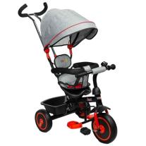 Триколка с родителски контрол Caretero Toyz - Buzz, червена