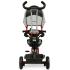 Триколка с родителски контрол Caretero Toyz - Buzz, червена