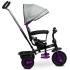 Триколка с родителски контрол Caretero Toyz - Buzz, лилава