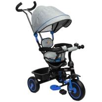 Триколка с родителски контрол Caretero Toyz - Buzz, синя