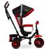 Триколка с родителски контрол Caretero Toyz - Timmy, червена