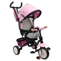 Триколка с родителски контрол Caretero Toyz - Timmy, розова