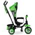 Триколка с родителски контрол Caretero Toyz - Timmy, зелена