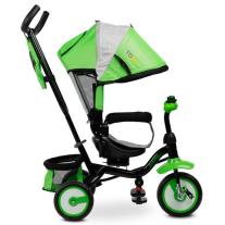 Триколка с родителски контрол Caretero Toyz - Timmy, зелена