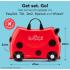 Забавен детски куфар за багаж TRUNKI Lady Bug