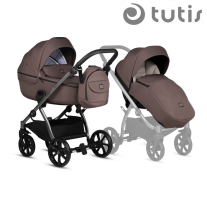  Комбинирана бебешка количка 2в1 Tutis Uno5+ Cocoa