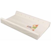 Твърда подложка за повиване Lorelli - 50 х 80 cm, Бяла с пате