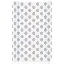 Твърда подложка за повиване Lorelli - 50 х 80 cm, Бяла със сиви точки