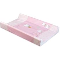 Твърда подложка за повиване Lorelli - 50 х 80 cm, Котенца, розова