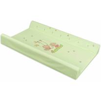 Твърда подложка за повиване Lorelli - 50 х 80 cm, Куче и коте, зелена