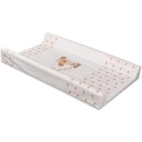 Твърда подложка за повиване Lorelli - 50 х 80 cm, Кученце, бяла