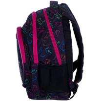 Ученическа раница Astra - Котешка любов, 2 отделения, 20 l