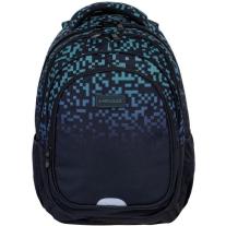 Ученическа раница Astra Head - Зелени блокчета, 3 отделения