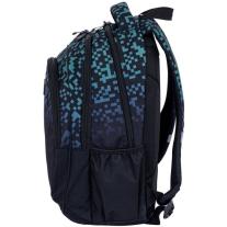 Ученическа раница Astra Head - Зелени блокчета, 3 отделения