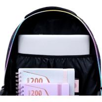 Ученическа раница Astra Head - Златен ефект коте, 3 отделения