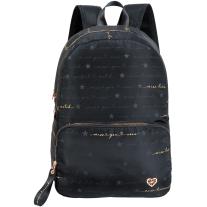 Ученическа раница Miss Lemonade - Flirt, с 2 отделения, черна