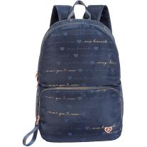 Ученическа раница Miss Lemonade - Flirt, с 2 отделения, тъмносиня