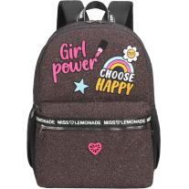 Ученическа раница Miss Lemonade Girl Power - С 2 отделения, блясък