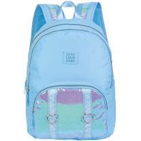 Ученическа раница Miss Lemonade Holo - С 2 отделения, синя