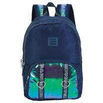 Ученическа раница Miss Lemonade Holo - С 2 отделения, тъмносиня