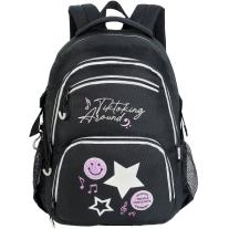 Ученическа раница Unkeeper Tiktoking Around - Черна