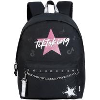 Ученическа раница Unkeeper Tiktoking Around - Star, черна