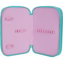 Ученически несесер Astra Head - Коте, с 2 ципа, омбре