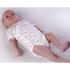 Bio Baby Бебешко боди прегърни ме с къс ръкав от 100% органичен памук