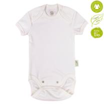 Bio Baby Бебешко боди с къс ръкав от 100% органичен памук