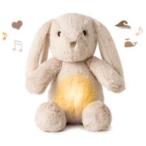 Успокояваща играчка с мелодии и светлина Cloud B - LoveLight, Finley the Bunny