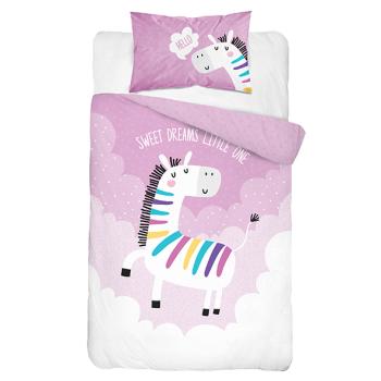 Detexpol Спален двулицев комплект , бамбук за бебешко креватче (2 части) зебра