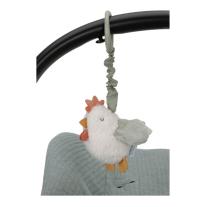 Вибрираща играчка за количка Little Dutch, Little Farm, Кокошка
