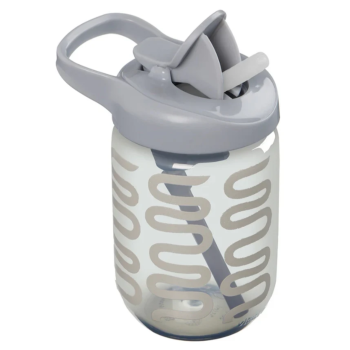Неразливаща се чаша със сламка 350 мл Сива EarthSmart Vital Baby