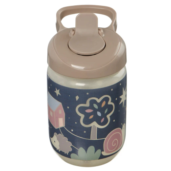 Неразливаща чаша с мек накрайник 350 мл светеща в тъмното EarthSmart Vital Baby