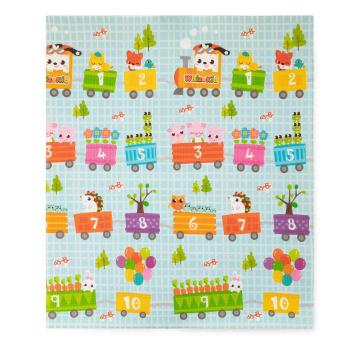 Килимче за игра Petite&Mars Joy Max 180x150x1,5 cm Train