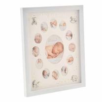 Рамка за снимки Моята първа годинка Widdop Bambino Silver Icons