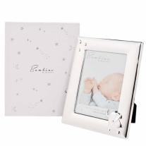 Посребрена рамка за снимка с декорация Widdop Bambino Elephant