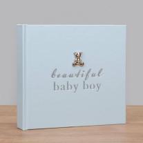 Албум за снимки с посребрена декорация Widdop Bambino Beautiful baby boy