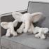 Текстилна играчка 13см Widdop Bambino White Elephant