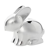 Посребрена касичка зайче Widdop Bambino Rabbit