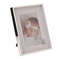 Посребрена рамка за снимка с декорация Widdop Bambino Teddy Pink