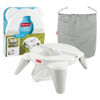 Преносимо гърне 2в1 Fisher Price, за дома и при пътуване