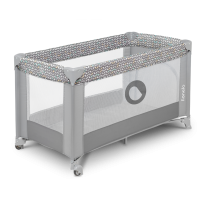 Lionelo сгъваема кошара Stefi GREY CONCRETE MULTICOLOR