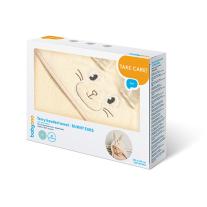 Хавлиена кърпа за баня с уши Baby Ono BUNNY EARS крем 100X100