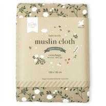 Голяма пелена A Little 120 x 120 см от муселин Lovely Company 